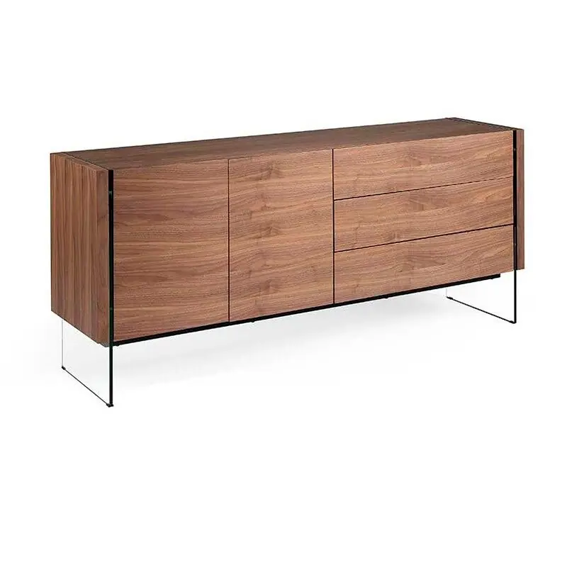 Aparador - Modelo VALETA - MDF - Patas Cristal 180x49x77H cm