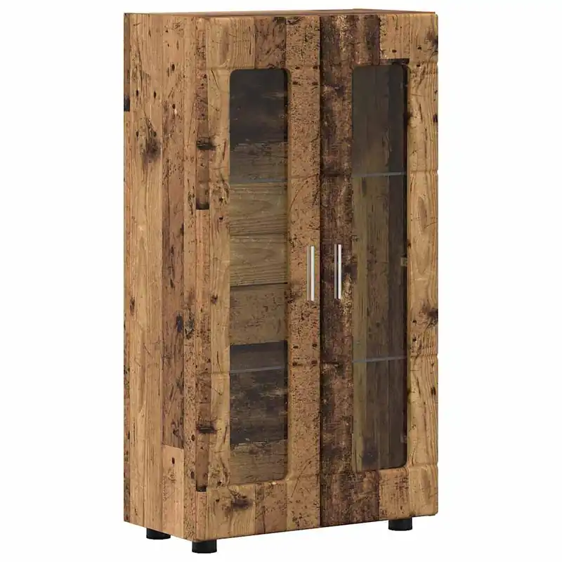 Aparador - Mueble de almacenamiento Madera vieja 55,5 x 29 x 103 cm Madera de ingeniería es4689