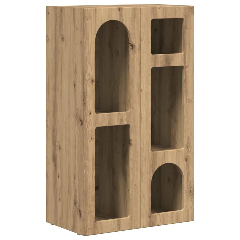 Aparador - Mueble de almacenamiento Madera vieja 59 x 35 x 100,5 cm Madera de ingeniería es4691
