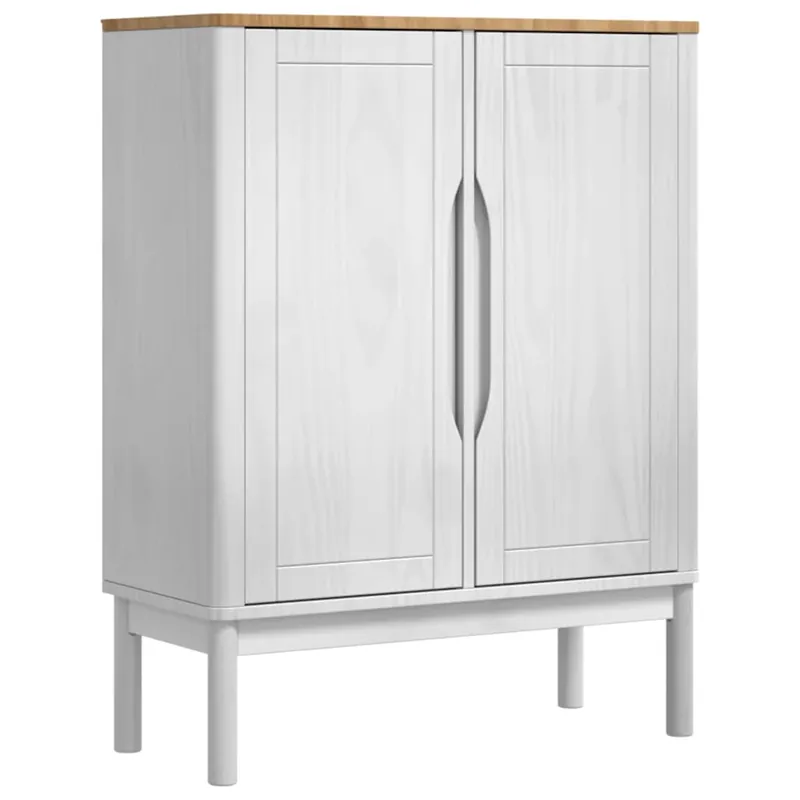 Aparador - Mueble de almacenamiento 70 x 30 x 70,5 cm Madera de Pino Macizo es4045
