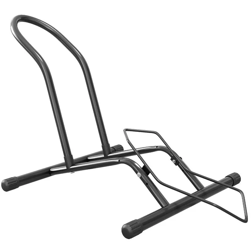 SPORTNOW Aparcamiento para Bicicletas Soporte para Bicicletas de Acero Aparca Bicis de Suelo Portátil para Interior y Exterior 59x41x38 cm Negro - Electrónica