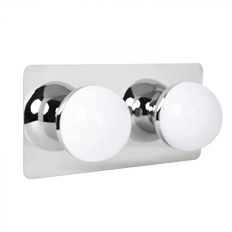 aplique baño led policarbonato color cromo serie sirla 25cm - Decoración
