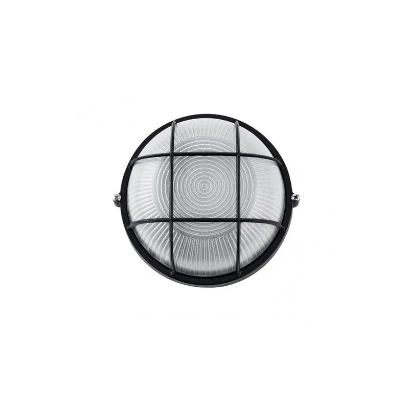 aplique de exterior aluminio color negro serie apus 17.5cm - Decoración