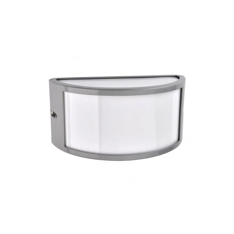 aplique de exterior aluminio color gris serie ara 25cm - Decoración