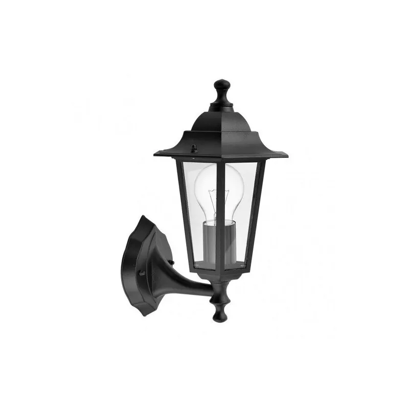 aplique de exterior aluminio color negro serie auriga 22cm - Decoración