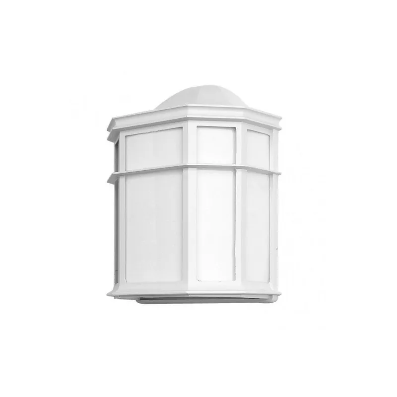 aplique de exterior aluminio color blanco serie bellatrix 11cm - Decoración