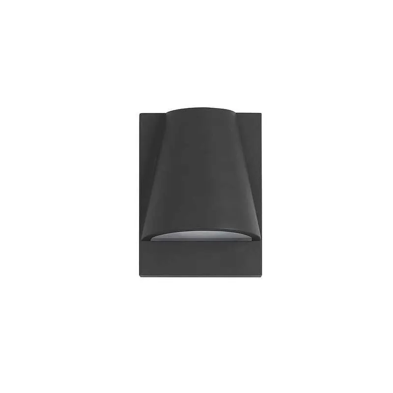 aplique de exterior aluminio color gris serie kala 13cm - Decoración