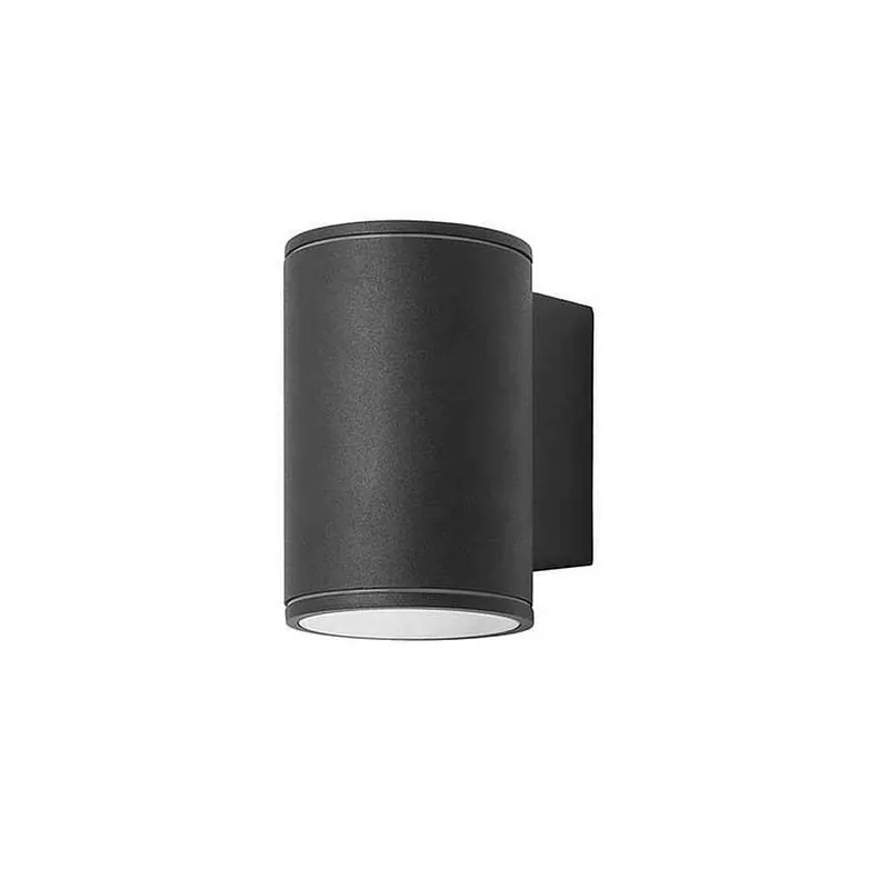 aplique de exterior aluminio color negro serie orion single 9cm - Decoración