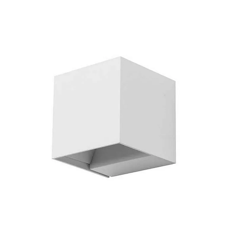 aplique de exterior aluminio color blanco serie rex 8cm - Decoración