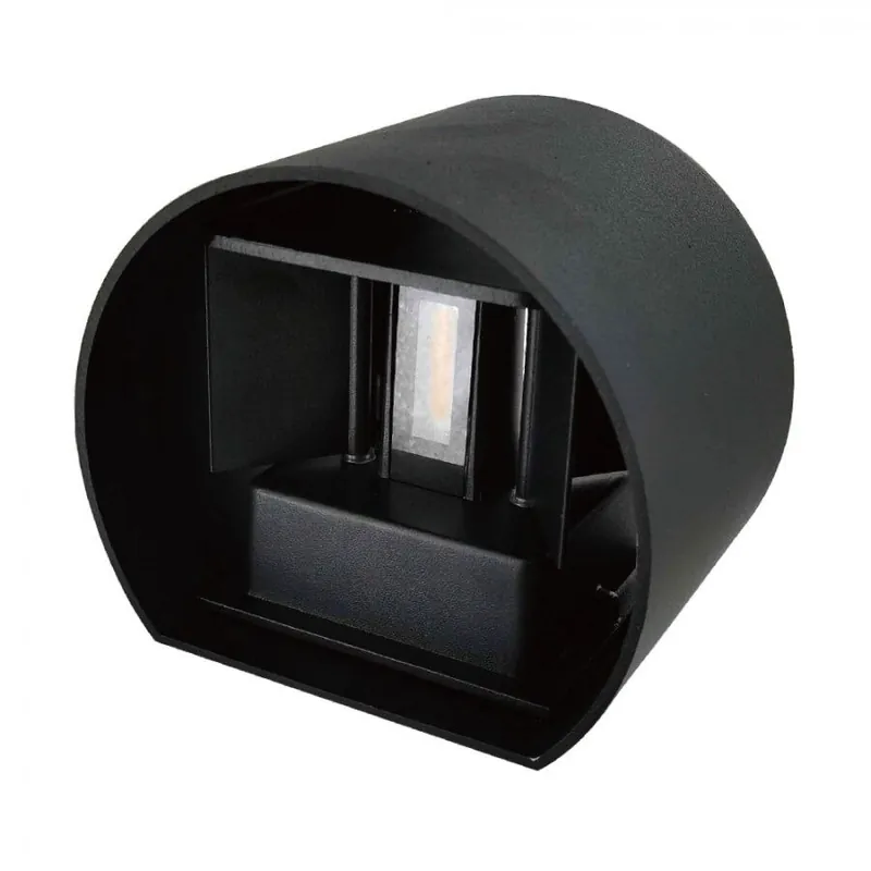 aplique de exterior aluminio color negro serie salas 14cm - Decoración
