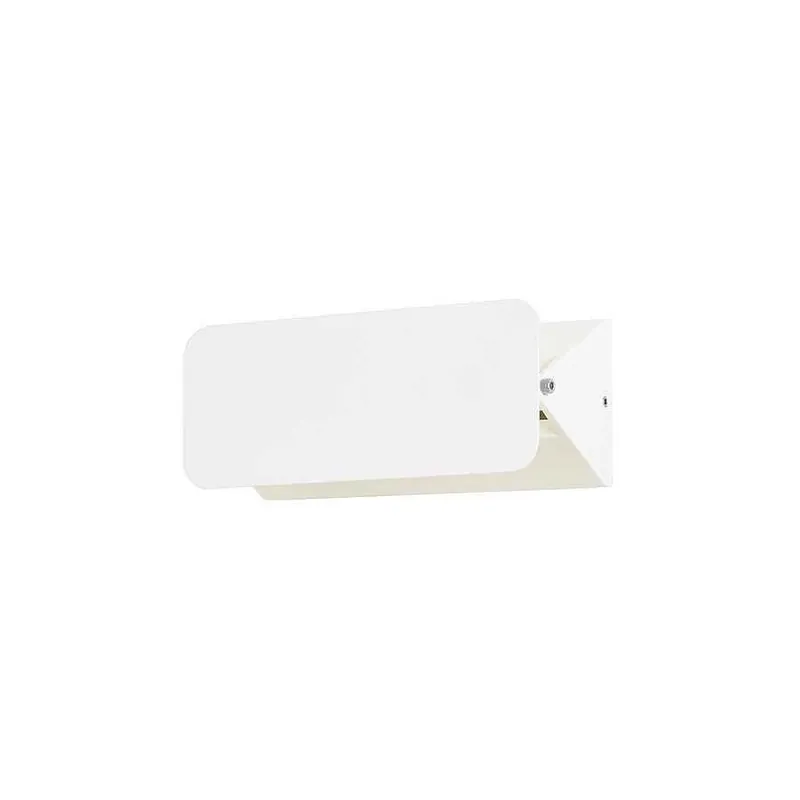aplique de exterior aluminio color blanco serie shape 18cm - Decoración