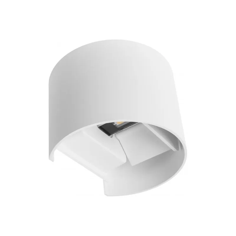 aplique de exterior aluminio color blanco serie simonte 12cm - Decoración