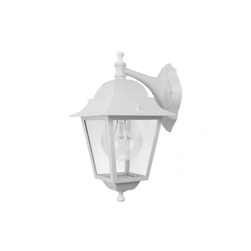 aplique de exterior aluminio color blanco serie spica 28cm - Decoración