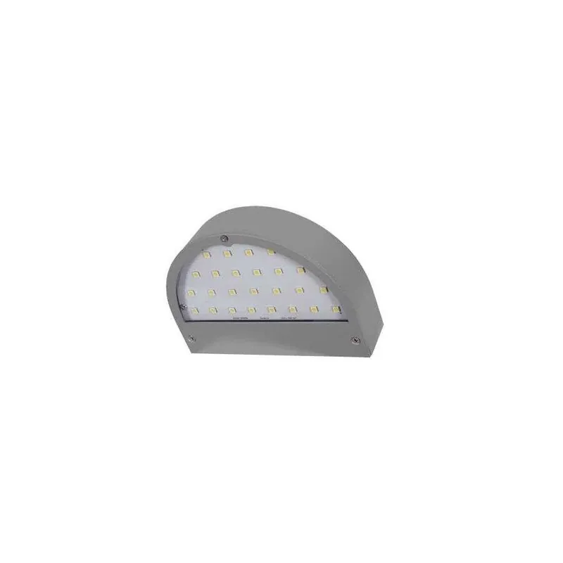 aplique de exterior metal color gris serie juba cm - Decoración