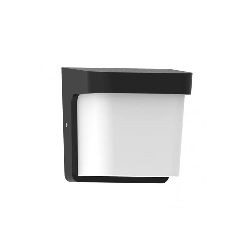 aplique de exterior policarbonato color negro serie agar 17cm - Decoración