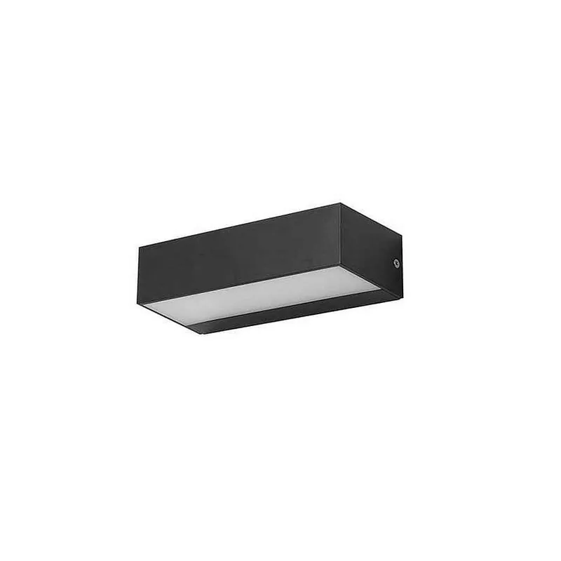 aplique de exterior policarbonato color gris serie ara small 17cm - Decoración