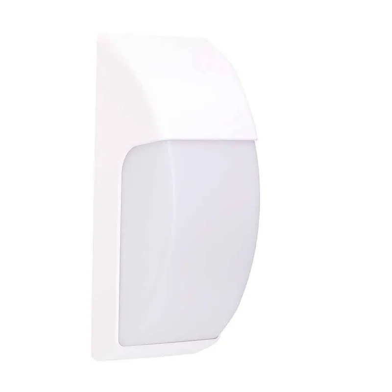 aplique de exterior policarbonato color blanco serie area 13cm - Decoración