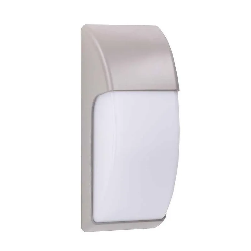 aplique de exterior policarbonato color gris serie area 13cm - Decoración