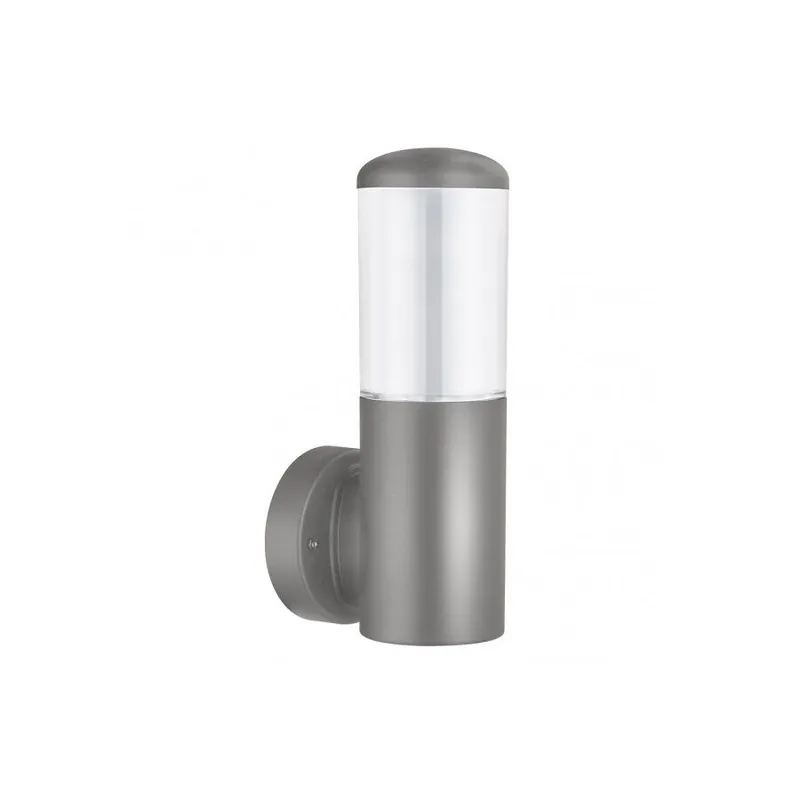 aplique de exterior policarbonato color gris serie azafran 9.1cm - Decoración