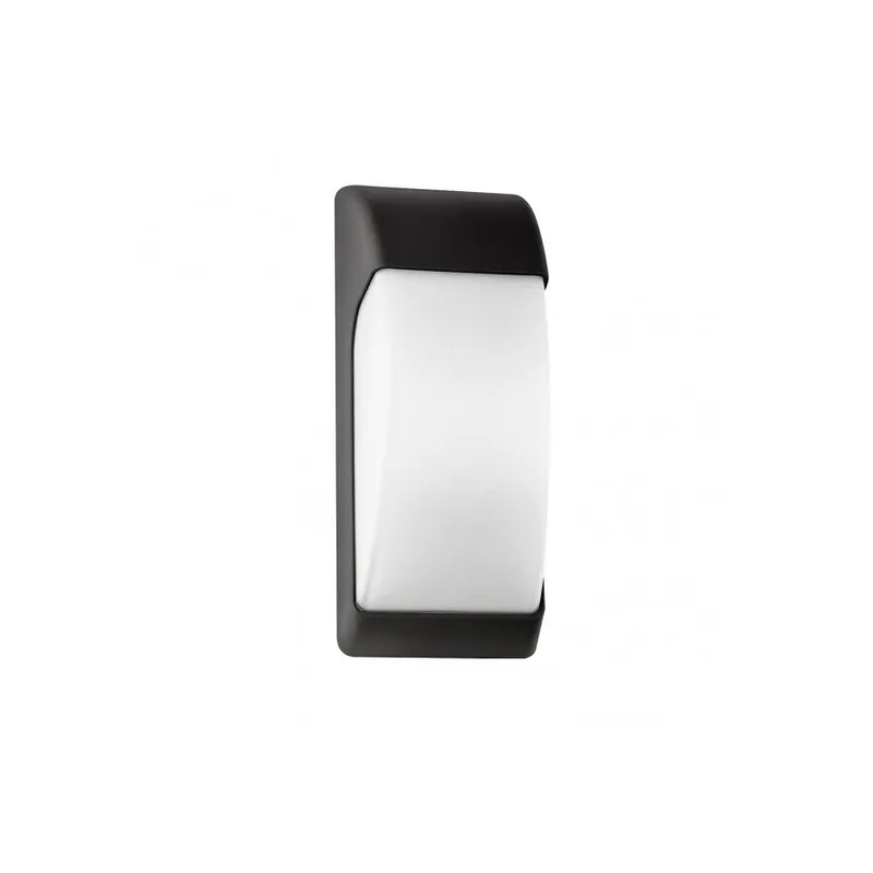 aplique de exterior policarbonato color negro serie espelta 12.9cm - Decoración