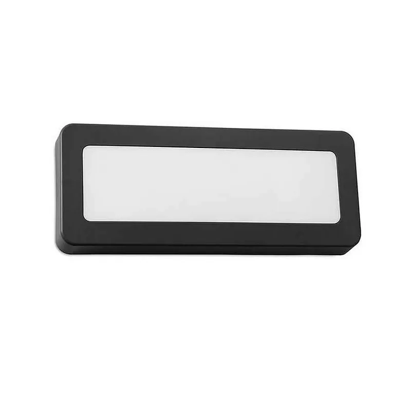 aplique de exterior policarbonato color negro serie grove 21cm - Decoración