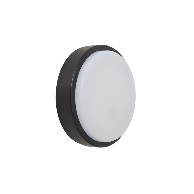 aplique de exterior policarbonato color negro serie surf exterior 16cm - Decoración