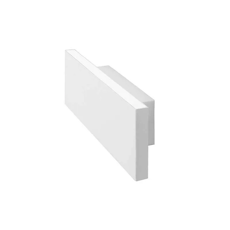 aplique de pared aluminio color blanco serie thin 22.5cm - Decoración