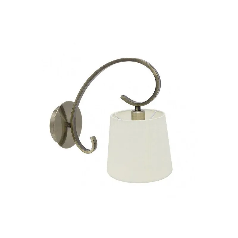 aplique de pared metal color dorado serie bogota 15cm - Decoración