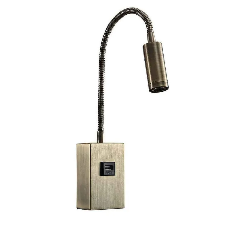aplique de pared metal color dorado serie capote 6cm - Decoración