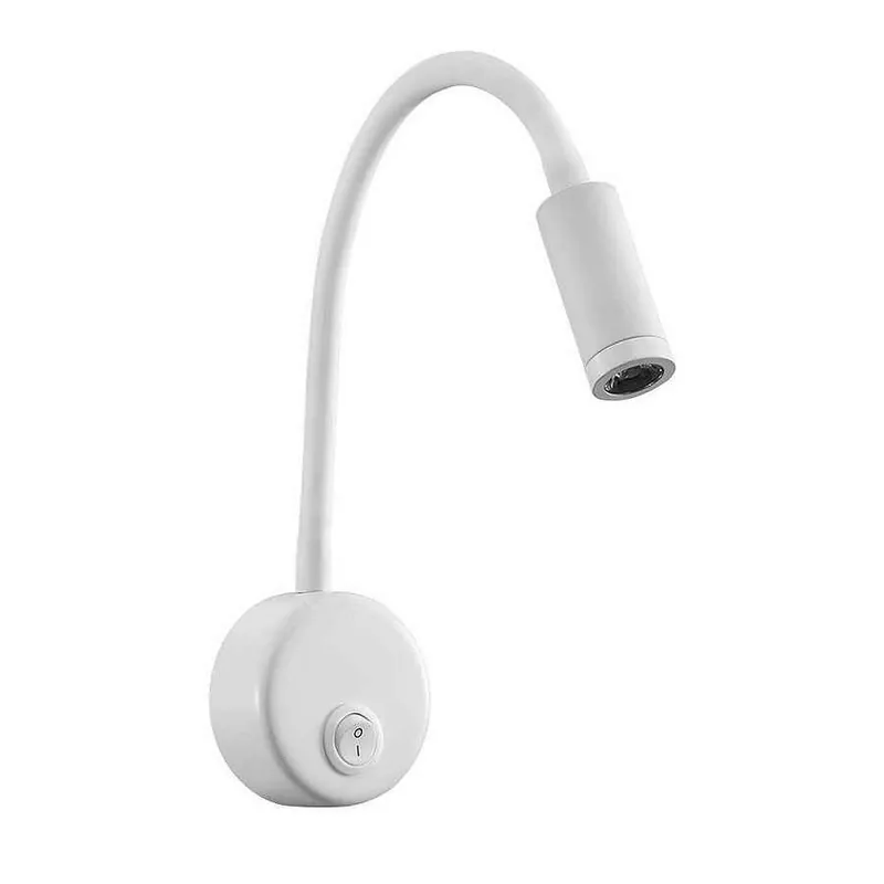 aplique de pared metal color blanco serie edgar 7cm - Decoración