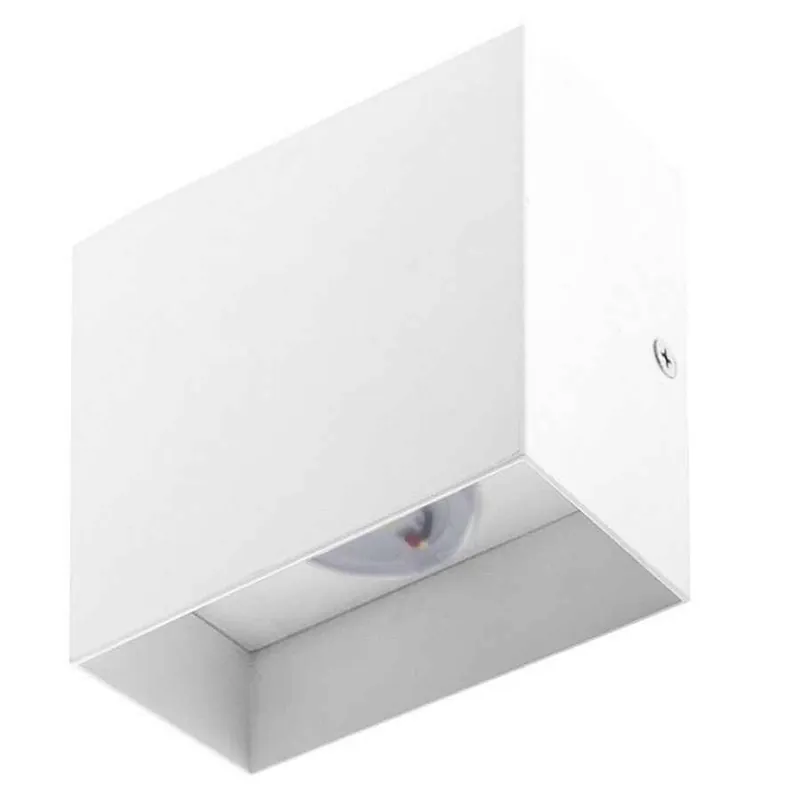 aplique de pared metal color blanco serie esme 10cm - Decoración