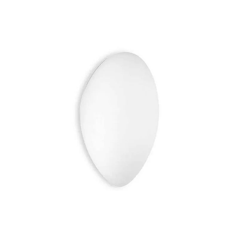aplique de pared metal color blanco serie glass 15cm - Decoración