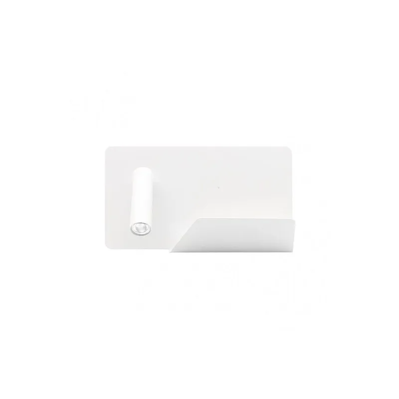 aplique de pared metal color blanco serie miguel angel 28cm - Decoración