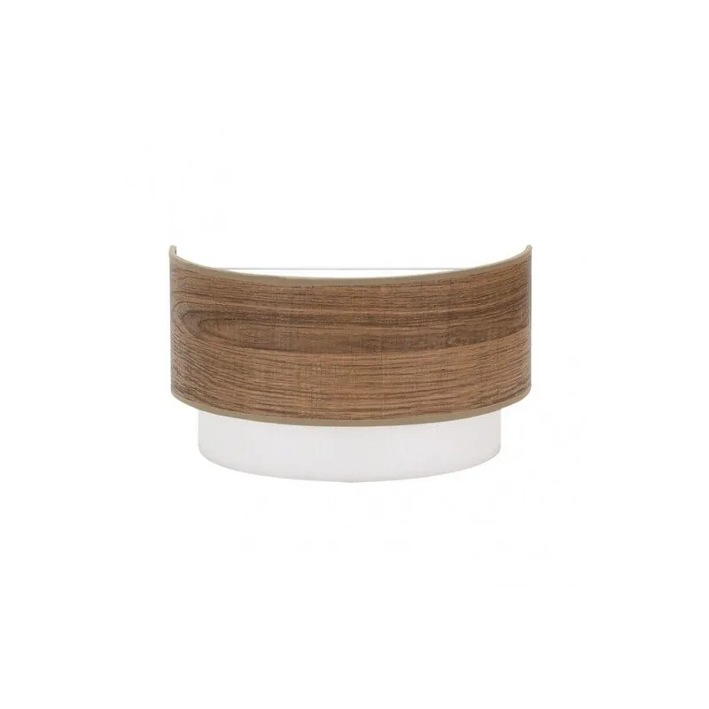 aplique de pared metal color marron serie myriam 30cm - Decoración