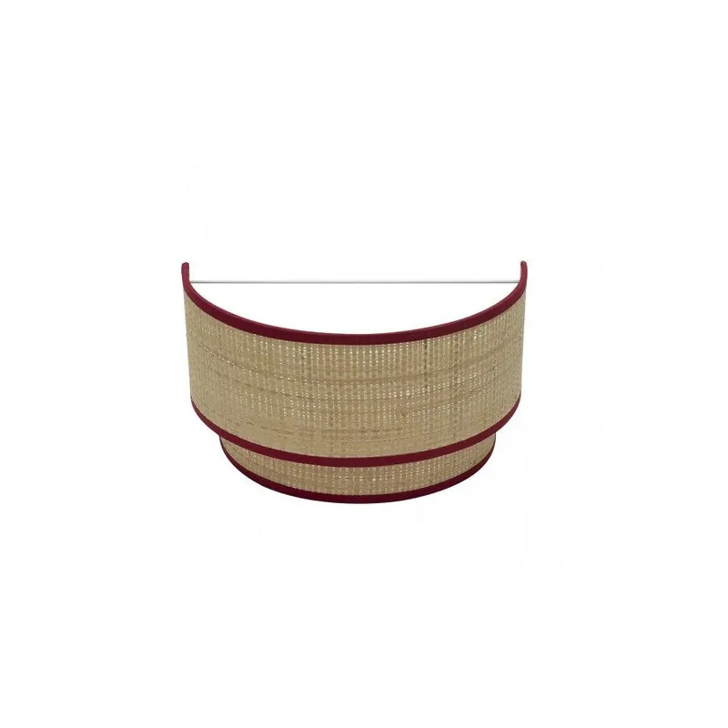 aplique de pared metal color beige serie roque 30cm - Decoración