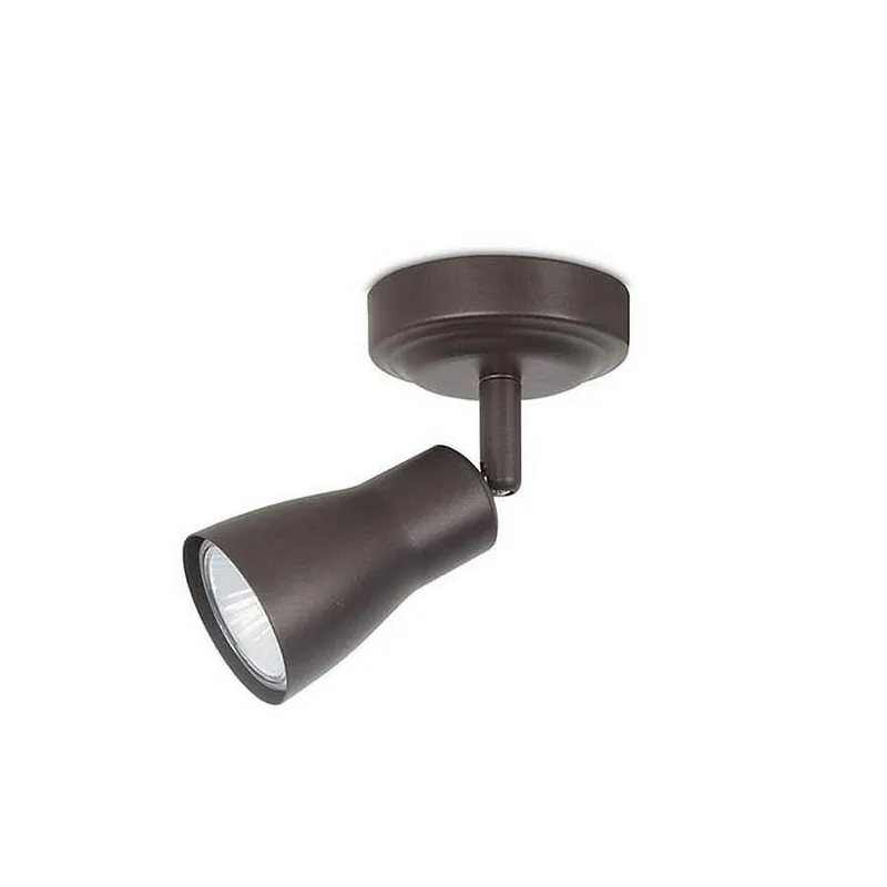 aplique de pared metal color marron serie safran 8.6cm - Decoración