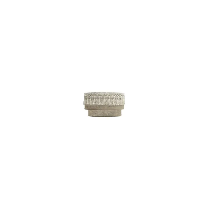 aplique de pared textil color beige serie ekaterina 30cm - Decoración