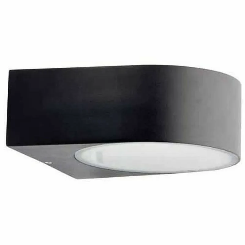 Aplique de Pared Brilliant Tyler Negro Metal 60 W E27 - Decoración