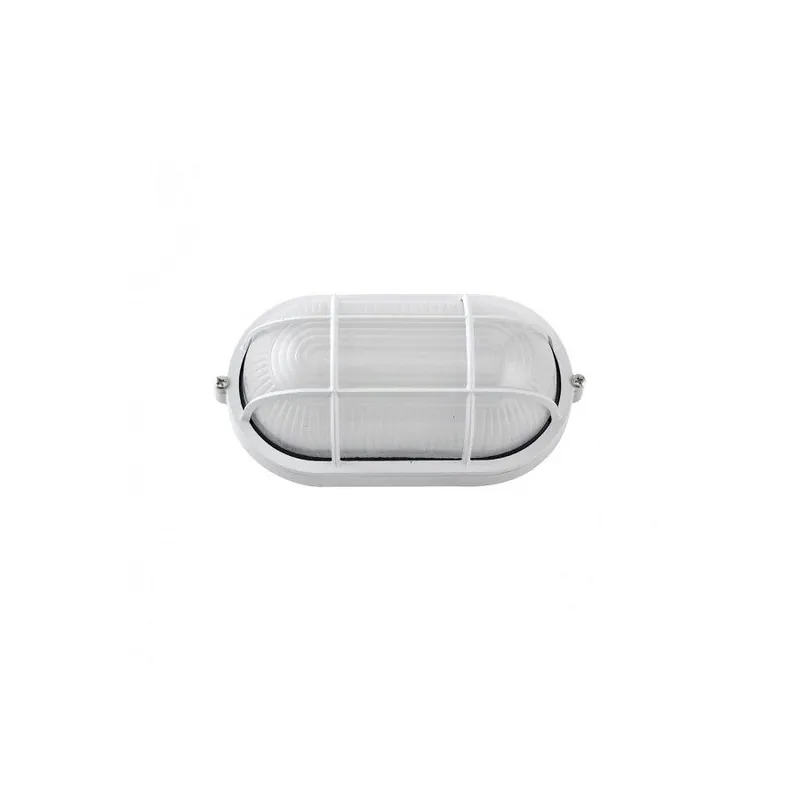 aplique exterior aluminio color blanco serie apus 21cm - Decoración