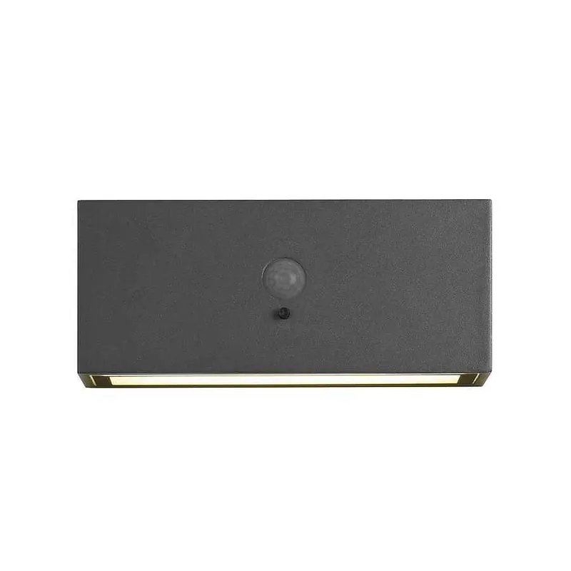 aplique exterior aluminio color gris serie top 17cm - Decoración
