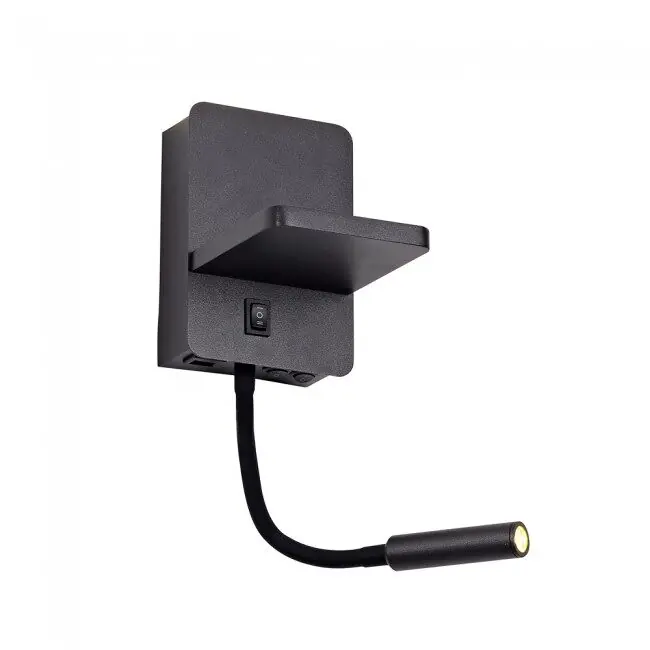 Aplique LED con cargador wireless Rob 5+3W marca CristalRecord - Decoración