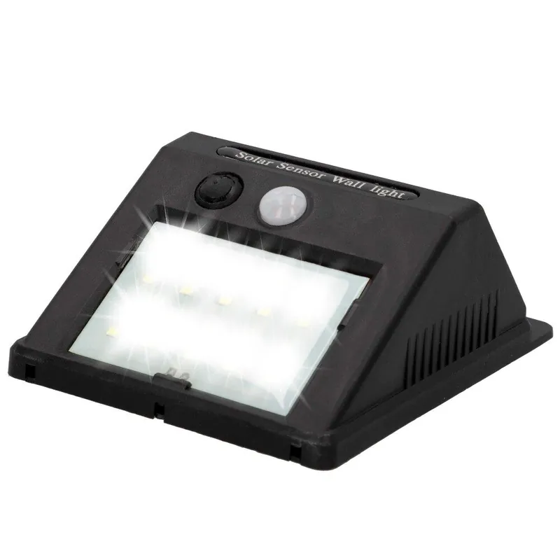 Aplique luz solar 8 led con sensor de movimiento Aktive Tech - Decoración