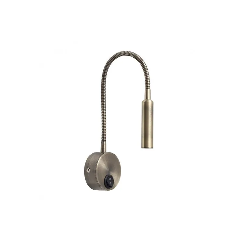 aplique pared metal color dorado serie madrazo 6.3cm - Decoración