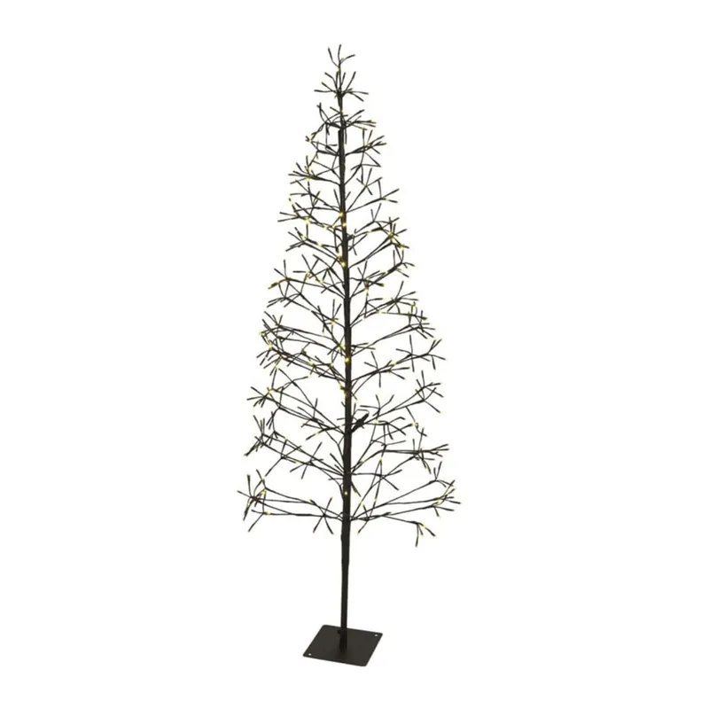 Well Home Árbol de Navidad en forma de A con 9 ramas y 160 luces LED - 120cm de alto