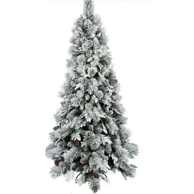 Árbol de Navidad Home ESPRIT Blanco PVC Nevado - Decoración