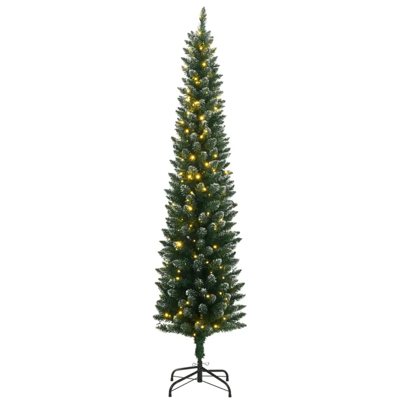 Árbol de Navidad - Árbol navideño artificial estrecho 150 LEDs 120 cm
