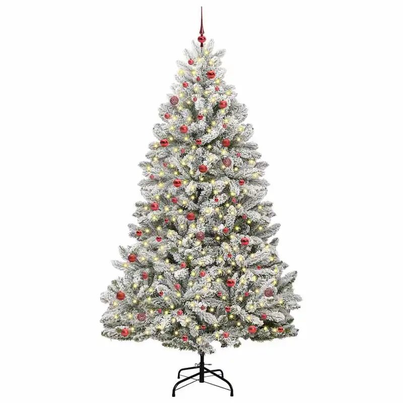 Árbol de Navidad - Árbol navideño artificial Verde y 270 cm PVC y Metal