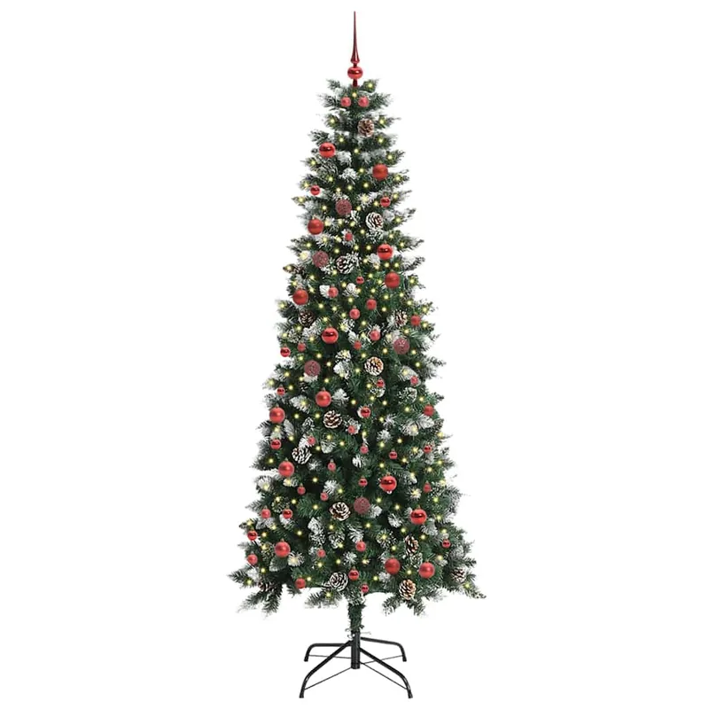 Árbol de Navidad - Árbol navideño artificial con 300 LED Verde 86 x 86 x 210 cm