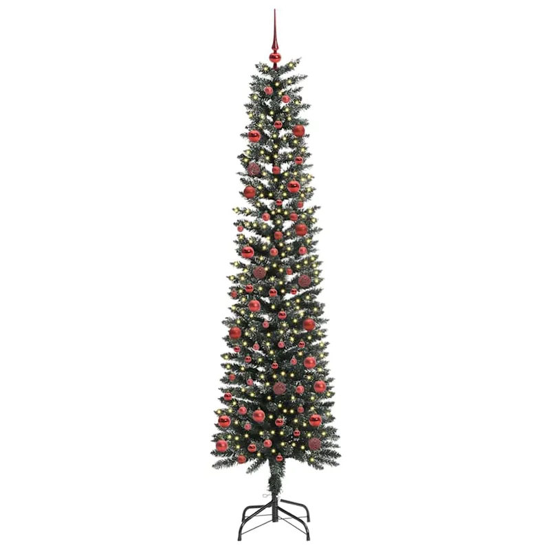 Árbol de Navidad - Árbol navideño artificial con 300 LED Verde 58 x 58 x 210 cm