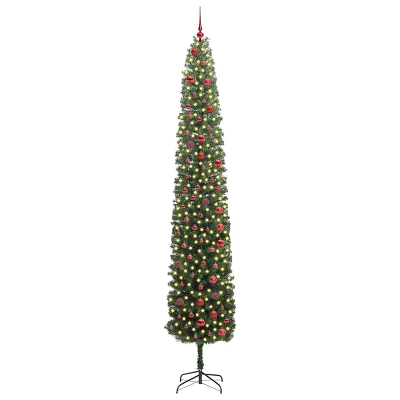 Árbol de Navidad - Árbol navideño artificial Verde 300 cm PVC, Acero y Plástico